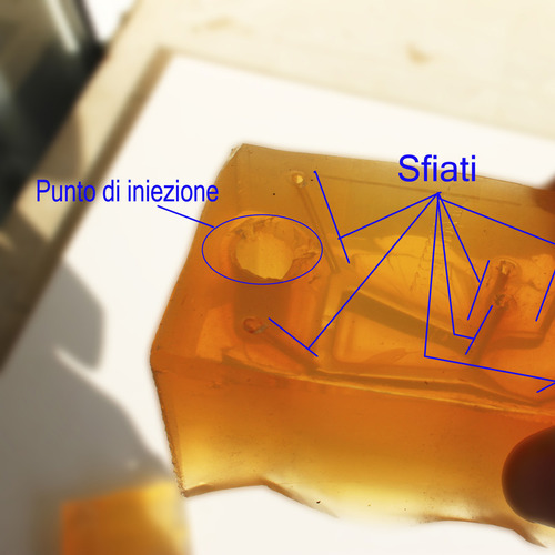 Stampo in silicone trasparente